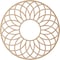 Ekena Millwork Cannes Wood Fretwork Pierced Ceiling Medallion, Alder, 40"OD x 13 5/8"ID x 3/8"T CMWP40X40X0375CNAL - alternate 4